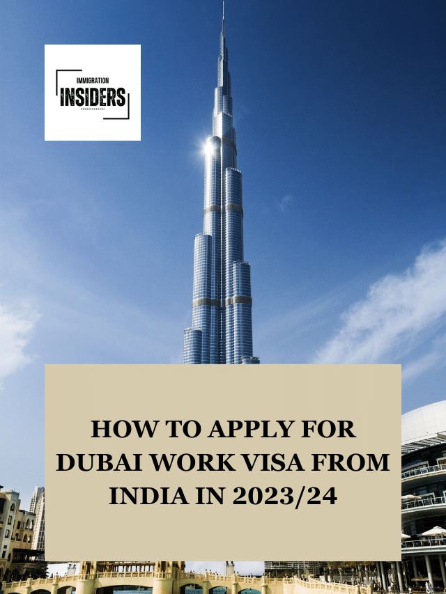 How to Apply for Dubai work Visa from India