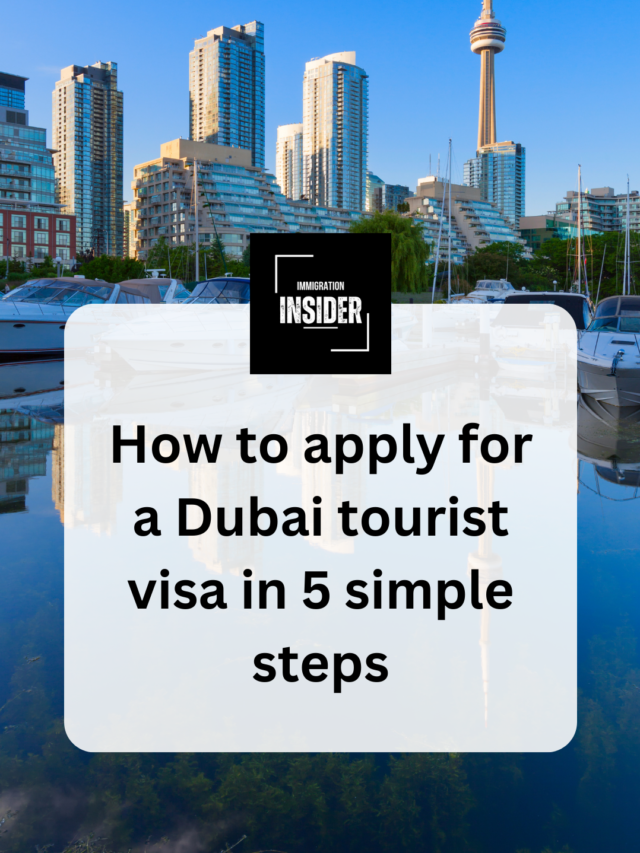 how to apply for a Dubai tourist visa in 5 simple steps: